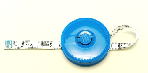 Miara, centymetr krawiecki dł.150cm, szer.10mm zwijana rolfix