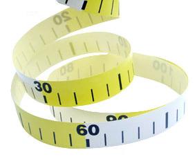 Miara papierowa/samoprzylepna na blat dł.100cm, szer.17mm (40125D)