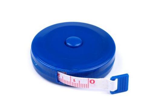 Miara, centymetr krawiecki dł.150cm, szer. 8mm zwijany cm+cal (070772)