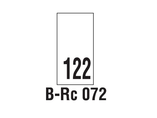 Wszywki rozmiarowe 122