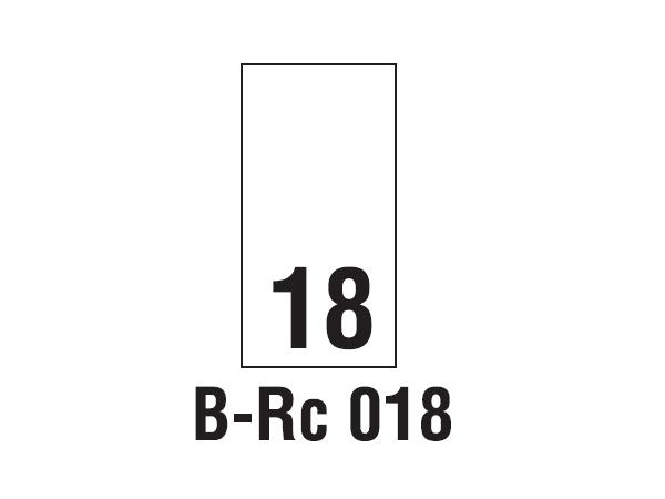 Wszywki rozmiarowe 18