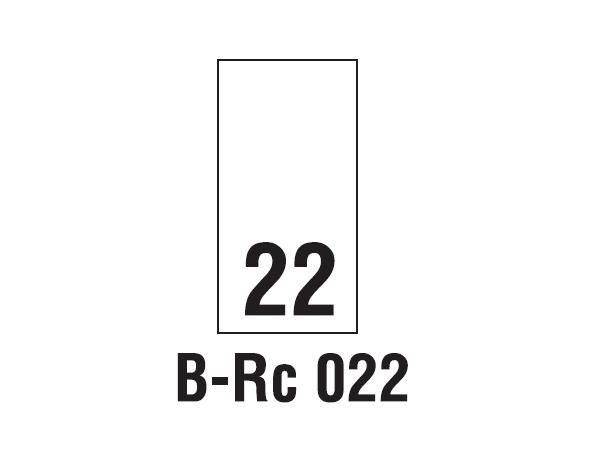 Wszywki rozmiarowe 22