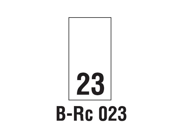 Wszywki rozmiarowe 23
