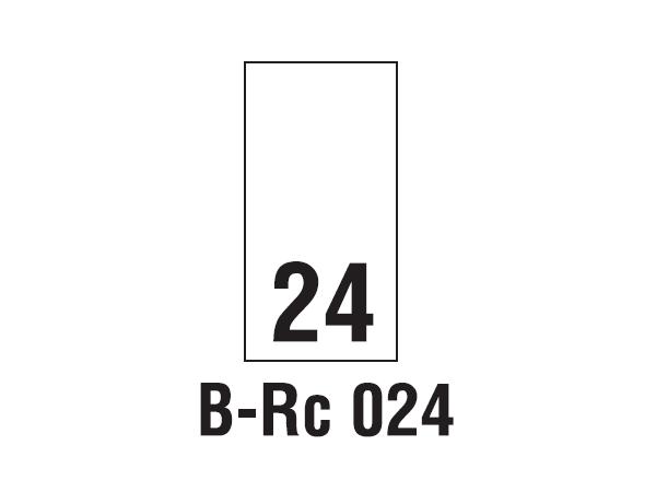 Wszywki rozmiarowe 24