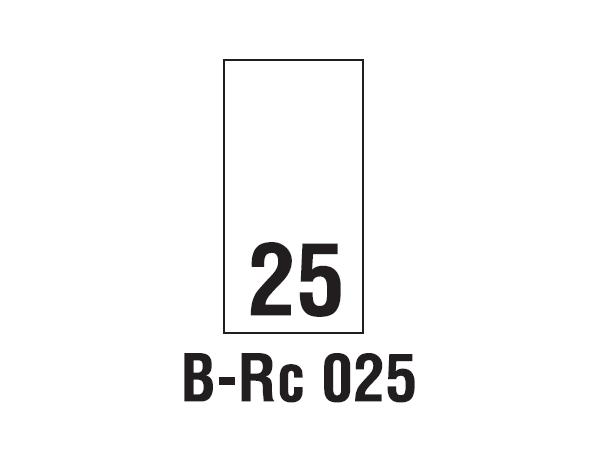 Wszywki rozmiarowe 25