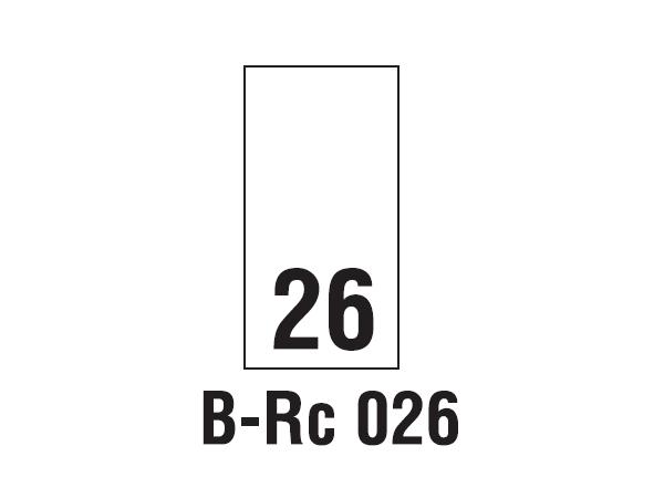Wszywki rozmiarowe 26