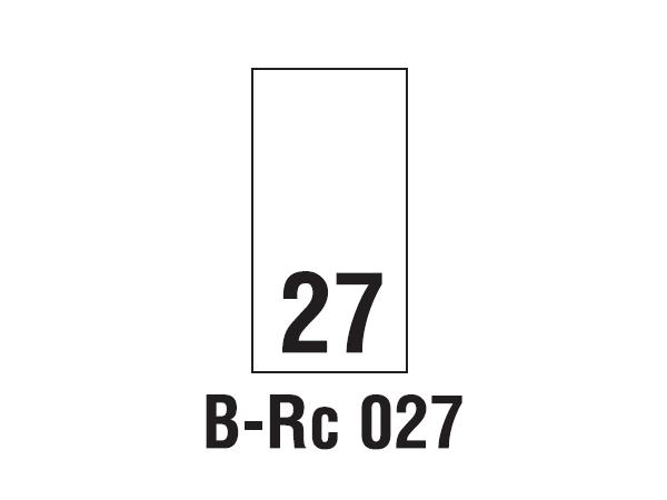 Wszywki rozmiarowe 27