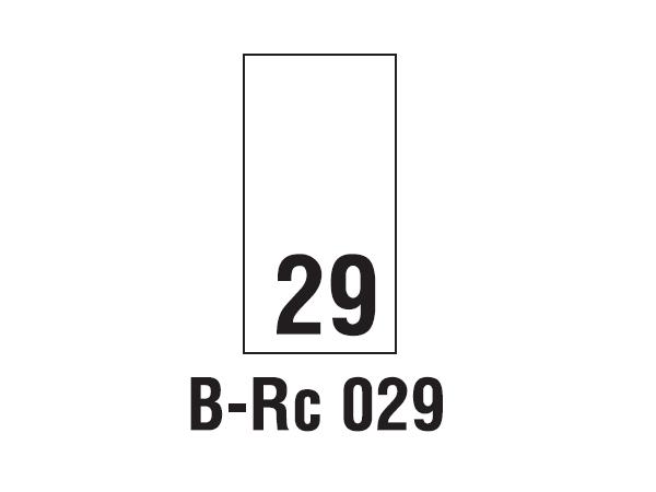 Wszywki rozmiarowe 29