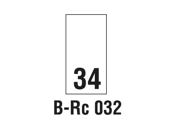 Wszywki rozmiarowe 34