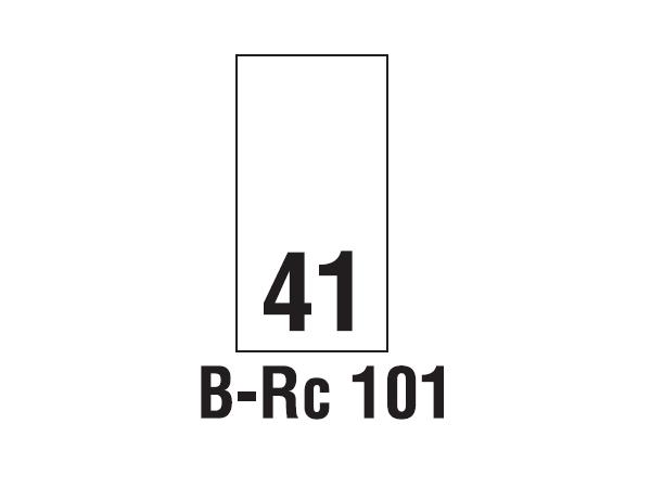 Wszywki rozmiarowe 41