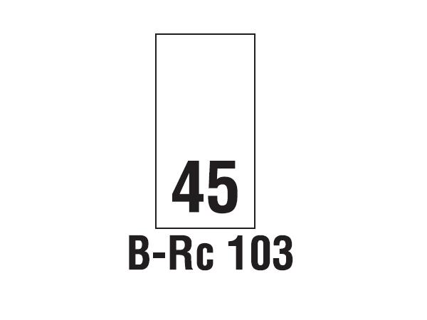 Wszywki rozmiarowe 45
