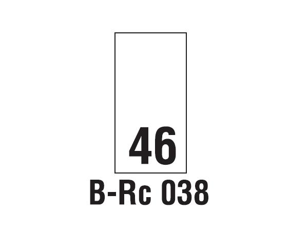Wszywki rozmiarowe 46
