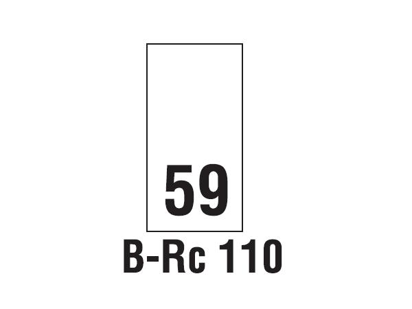 Wszywki rozmiarowe 59
