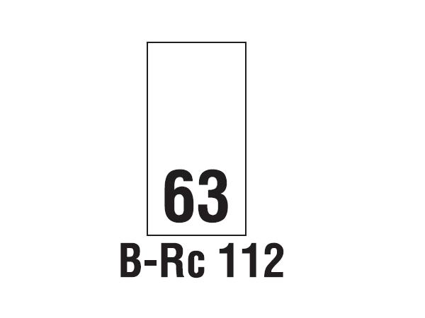 Wszywki rozmiarowe 63