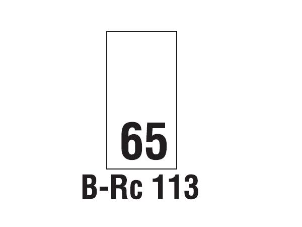 Wszywki rozmiarowe 65