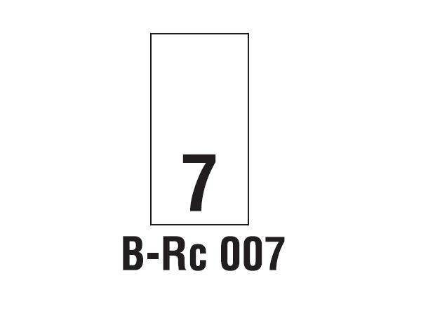 Wszywki rozmiarowe 7