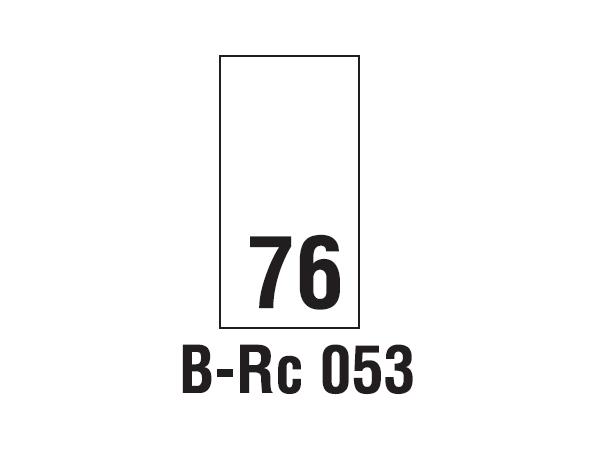 Wszywki rozmiarowe 76