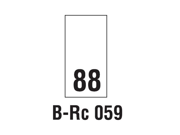Wszywki rozmiarowe 88