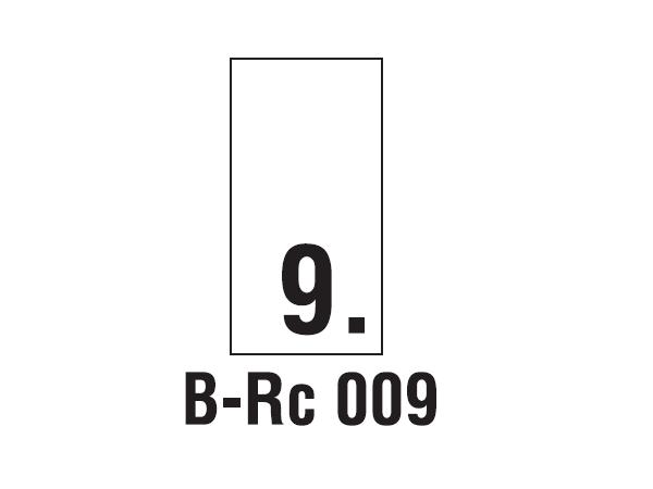 Wszywki rozmiarowe 9