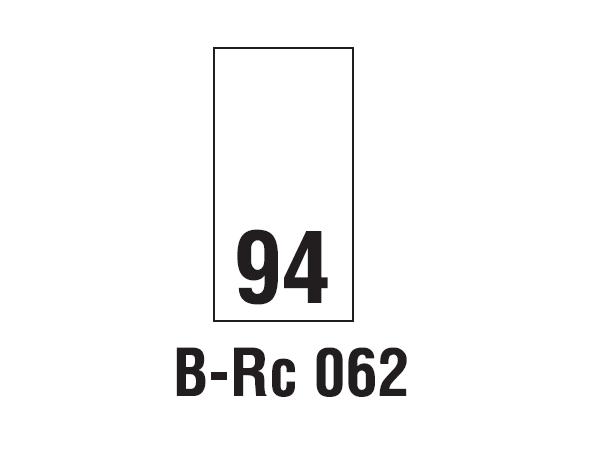 Wszywki rozmiarowe 94