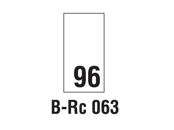 Wszywki rozmiarowe 96
