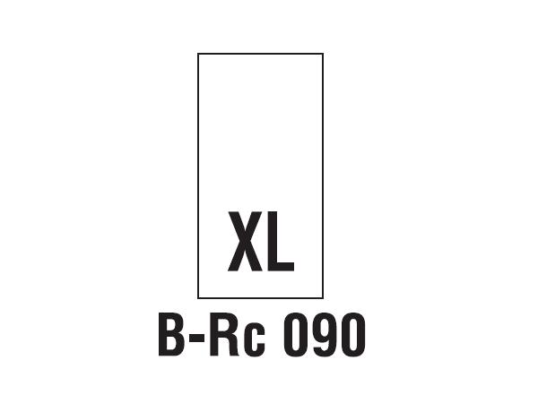Wszywki rozmiarowe XL