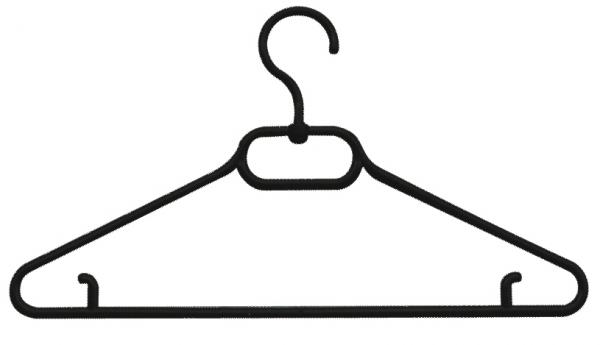 Wieszak W-10 z poprzeczką 42cm